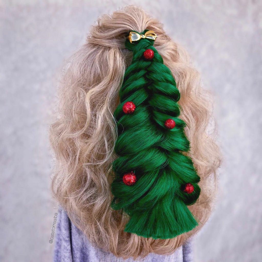 Christmas Hair Color & Hairstyle Ideas For Festive Locks