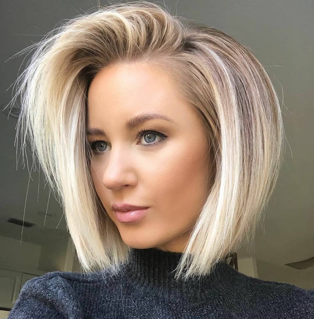 Short Haircuts With Blonde Highlights 